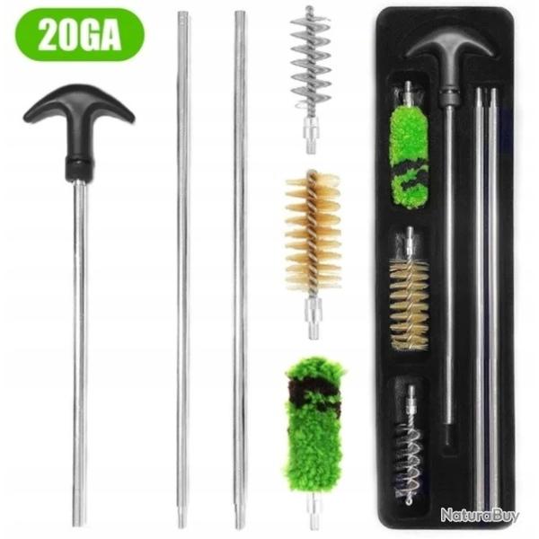 Kit de nettoyage pour fusil de calibre 20GA