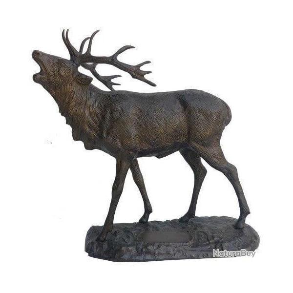Bronze Cerf au br�me grand mod�le LOVERGREEN