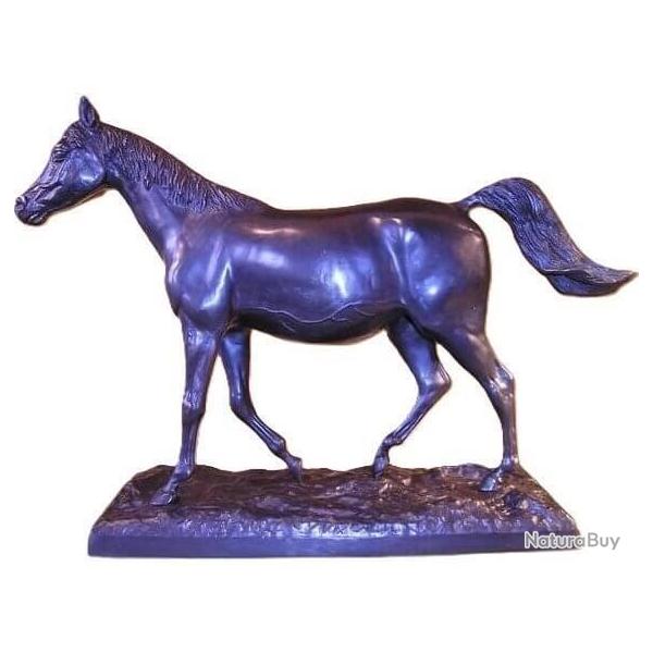 Bronze Cheval marchant LOVERGREEN