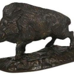 Bronze sanglier solitaire LOVERGREEN