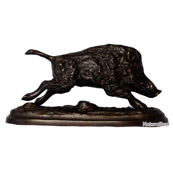 Bronze sanglier au galop LOVERGREEN