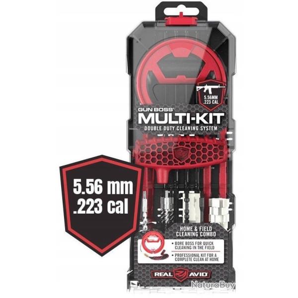 Kit de nettoyage d'armes Real Avid 5,56 mm
