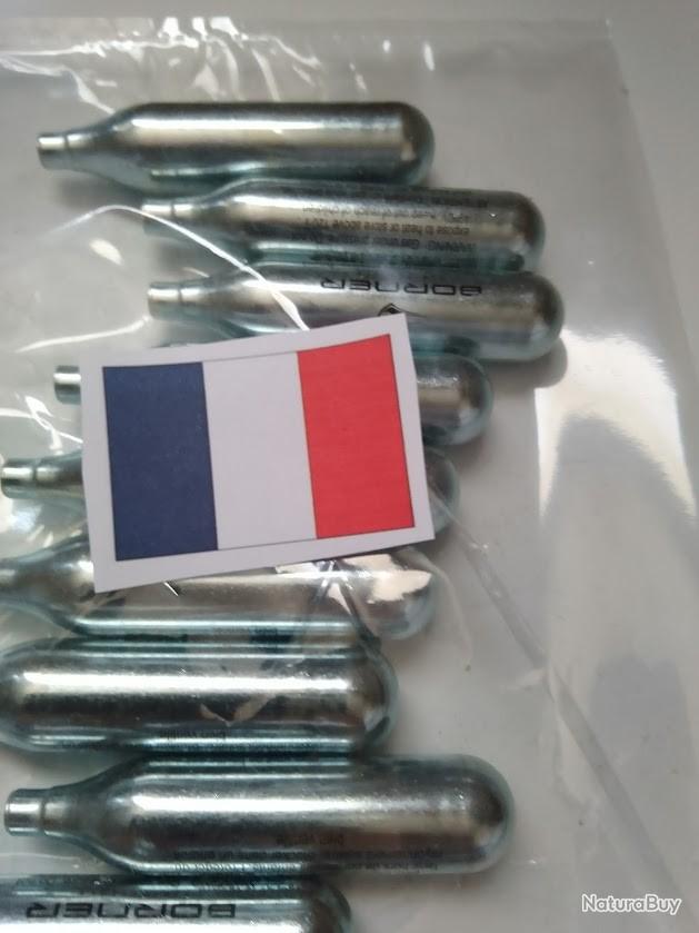 VENCEDE Cartouches CO2 de 12 grammes - Non filetés - pour Pistolets