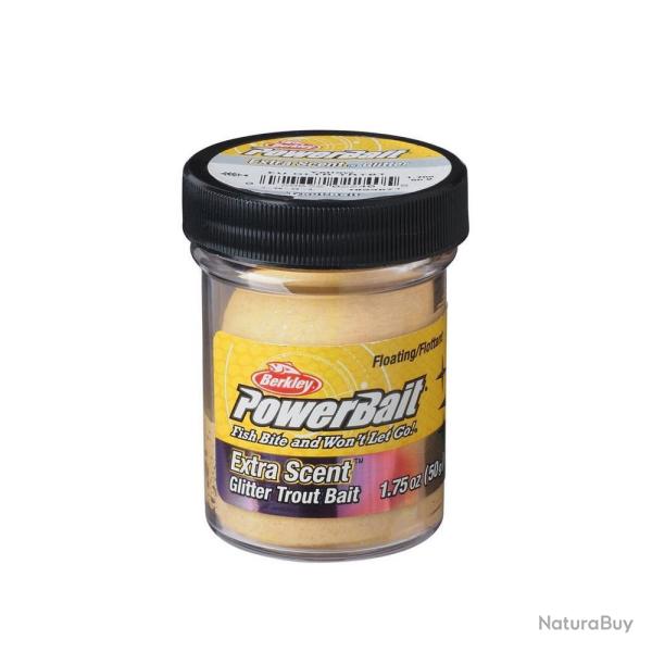 Berkley PowerBait Pte  Truite Glitter Yellow - 50g (1.75 oz)