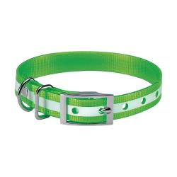 Collier pour chien vert phosphorescent 45 cm