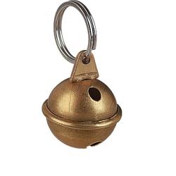 Grelot en laiton 32 mm avec anneau bris&eacute;