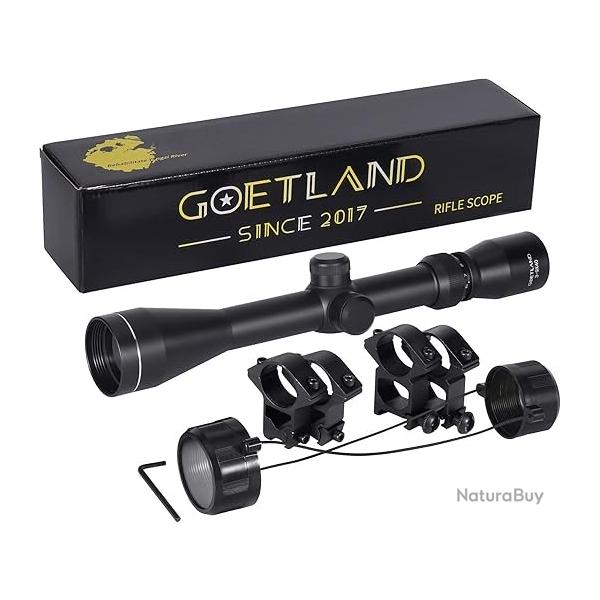 Lunettes de Vise 3-9x40 Optique Crosshair R4 Rticule SFP pour Tactique Chasse Airsoft Arbalte