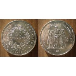 France 50 Francs 1974 Piece Hercule Franc Hercules