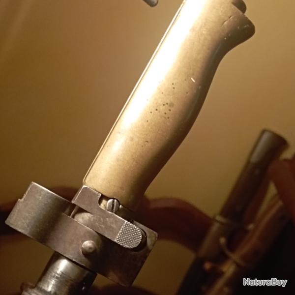 Ba�onnette Lebel 1886-15 WW2D�part de lame bronz�e