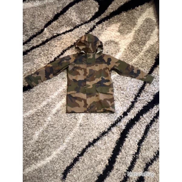 Parka militaire fran�aise F2 imperm�able - Camouflage CCE - Taille 88L (�quiv. M/L civil) - Capuche