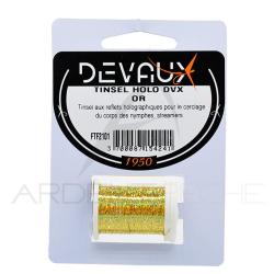 Tinsel holographique DEVAUX or