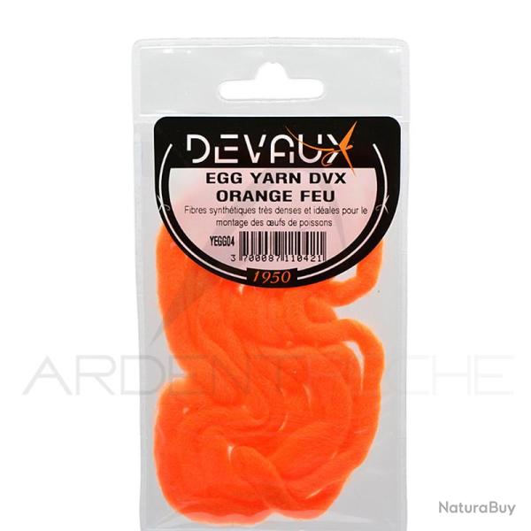 Egg Yarn DEVAUX Orange feu
