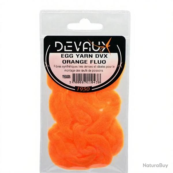 Egg Yarn DEVAUX orange fluo