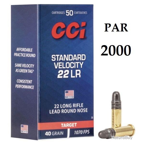 2000 CCI Standard Velocity calibre 22lr
