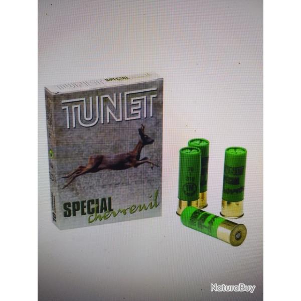 Tunet spcial chevreuil 16/70 nickel 10 cartouches plombs de 1