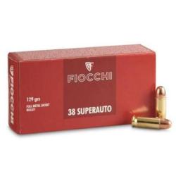 Munitions FIOCCHI 38 SuperAuto 129gr x50