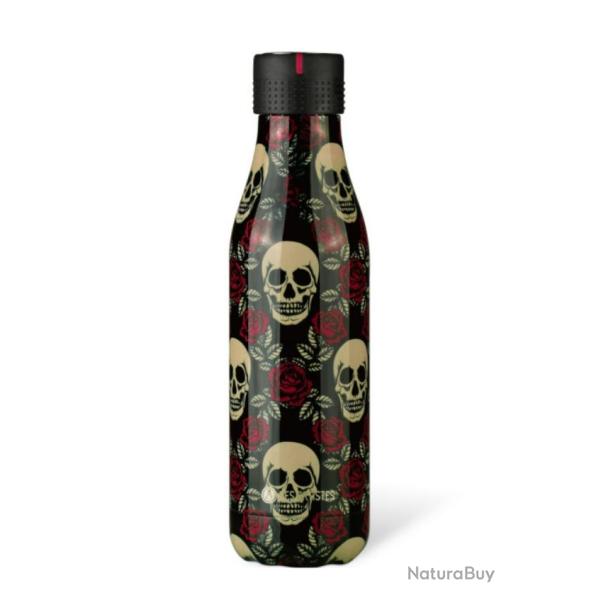 Bouteille Isotherme Les Artistes Paris "Rose&Skull" 500ml