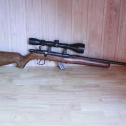 Savage Mark II - Crosse noyer sur mesure + bipied - 1 SANS RESERVE !!!