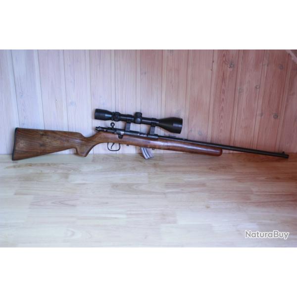 Savage Mark II - Crosse noyer sur mesure + bipied - 1 SANS RESERVE !!!