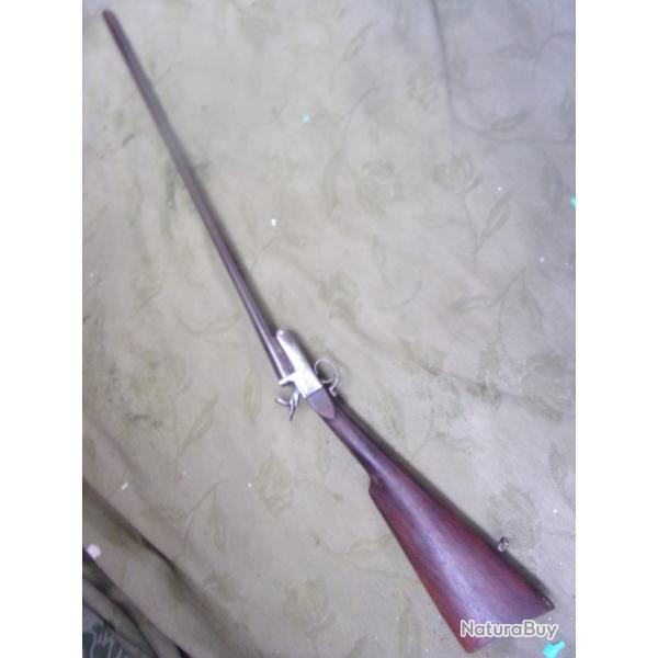 ancienne fusil de braconnier � broche