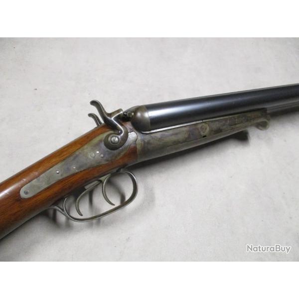 A voir!!! HUSQVARNA modle 1877, Cal 12  chiens,  1 euro sans prix de rserve!!! Canons miroir!!!