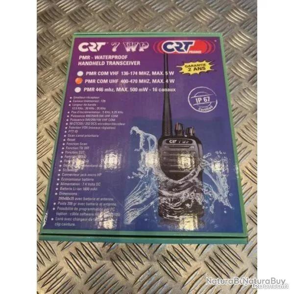 CRT 7WP PMR UHF COM Talky Walky professionel IP 67 longue port�e