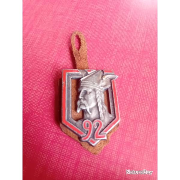 Insigne  rgiment 92