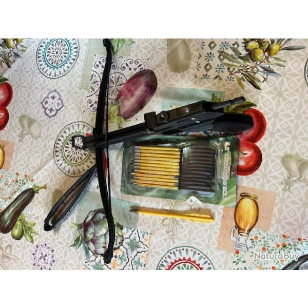 arbalete DE POING + FLETTES