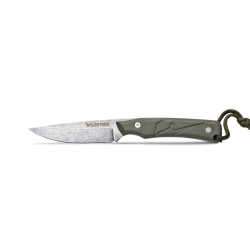 Wildsteer Couteau TROLL - Lame Stonewash Kaki 14C28N - Compact, Léger et Polyvalent