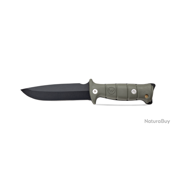 Wildsteer TARASCO OUTDOOR Kaki - Couteau tactique lame epoxy noire (13e RDP)