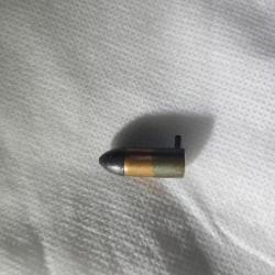 7 mm à broche - beau  marquage 7mm : 7 - étui cuivre - balle plomb