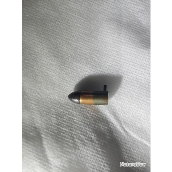 7 mm  broche - beau  marquage 7mm : 7 - tui cuivre - balle plomb