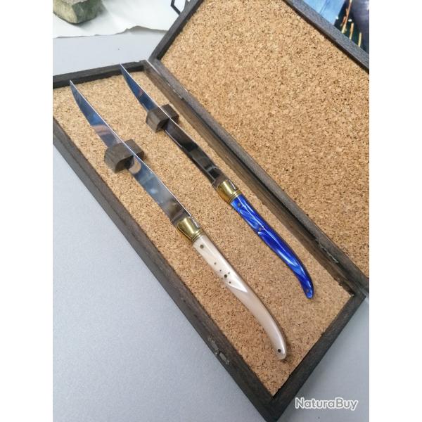 Couteaux laguiole coffret