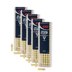 500 BALLES CCI  22LR HP MINIMAG 36G