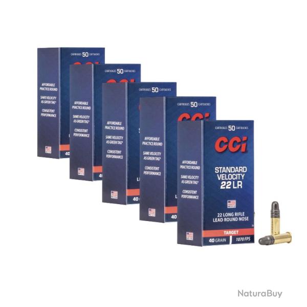 250 BALLES CCI 22LR STANDARD