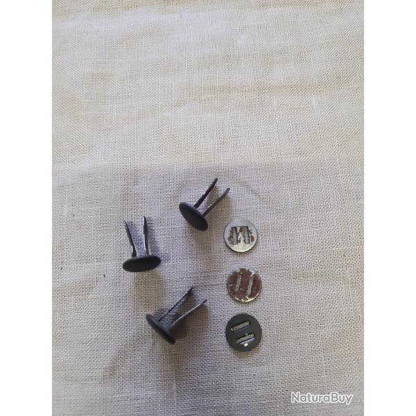 Rivets de casque avec ses contre rivets WW2