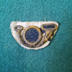 Insigne brod&eacute; sur  tissu de chasseur