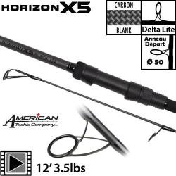 Canne Fox Horizon X5 Black 50mm 12' 3.5lbs