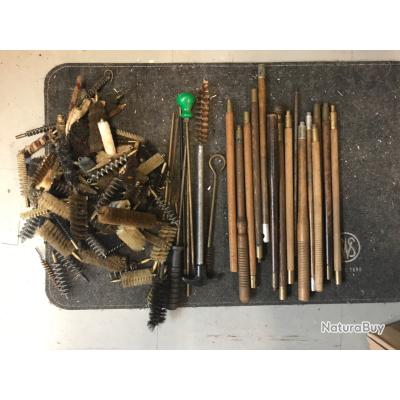 Lot De 2 Nécessaires De Nettoyage Anciens Pour Carabines Et Fusils De Chasse - France