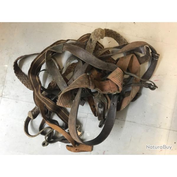 Lot 10 bretelles fusils