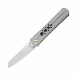 Couteau Kizer Feist 2 X Series Lame Reverse Tanto Acier M390 Manche Titane Frame Lock ZX34992A1