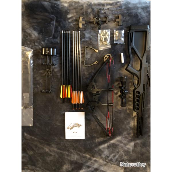 Pack Complet Arbalte 175 LBS MK-380 Tactical Monster 360 FPS