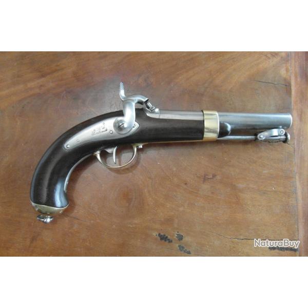 Superbe pistolet de marine modle 1837 de la Manufacture Rle de Chatellerault