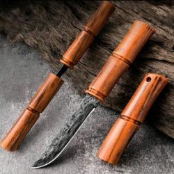 Couteau discret " Le BAMBOU "Enchère à 1 sans reserve pour le découvrir !!