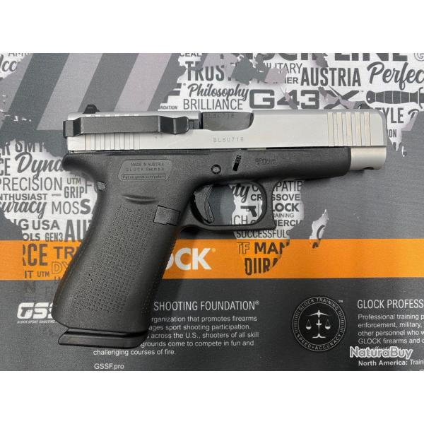 Occasion ! Pistolet Glock 48 Silver Cal.9x19