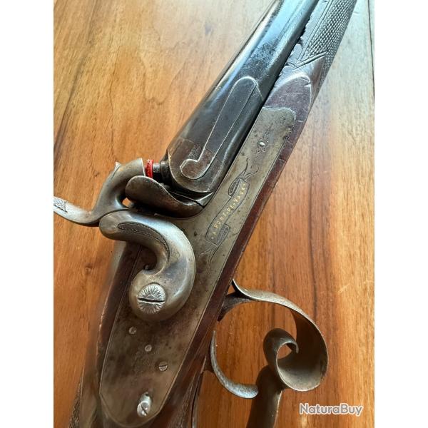  saisir sans prix de rserve fusil a chien extrieur  poudre