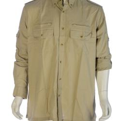 CHEMISE DE CHASSE HOMME AUTHENTIC BEIGE BARTAVEL