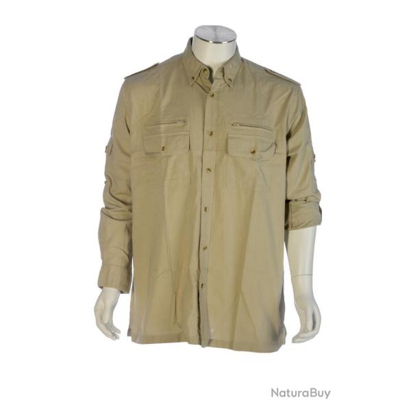 CHEMISE DE CHASSE HOMME AUTHENTIC BEIGE BARTAVEL