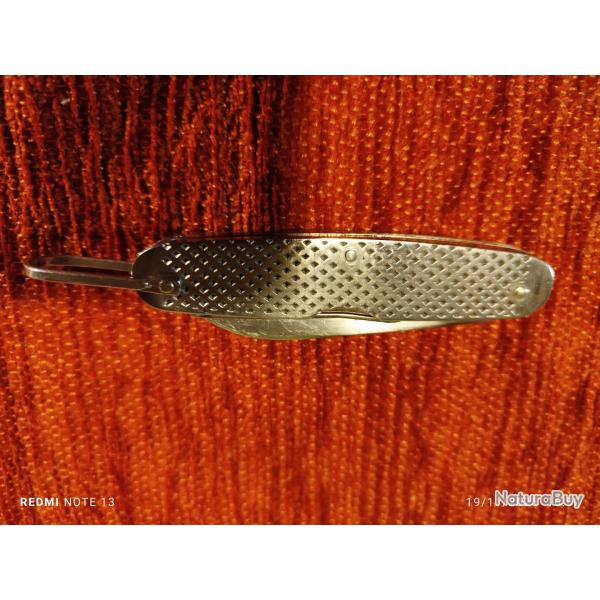 Couteau pliant Camillus 1965 Vietnam Arme Amricaine 4 fonctions.tbe