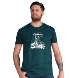 TSHIRT J PEUX PAS J AI SIESTE BLEU BARTAVEL